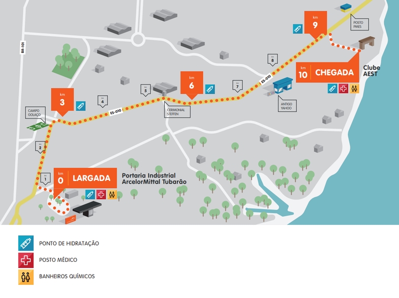 Mapa do Circuito do Aço