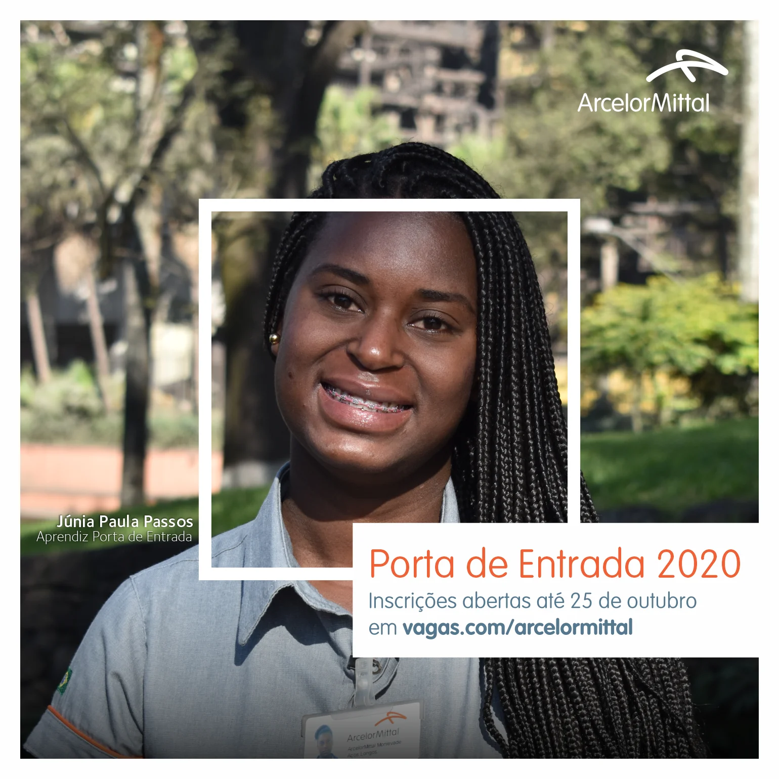 ArcelorMittal abre inscrições para o programa Porta de Entrada 2020