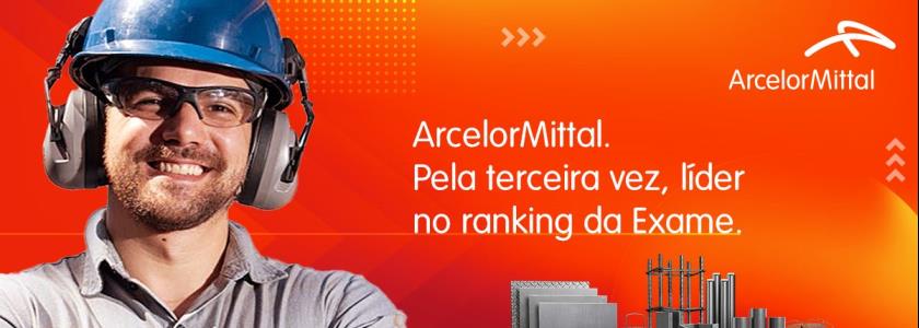 ArcelorMittal é eleita a melhor empresa de siderurgia pela revista Exame