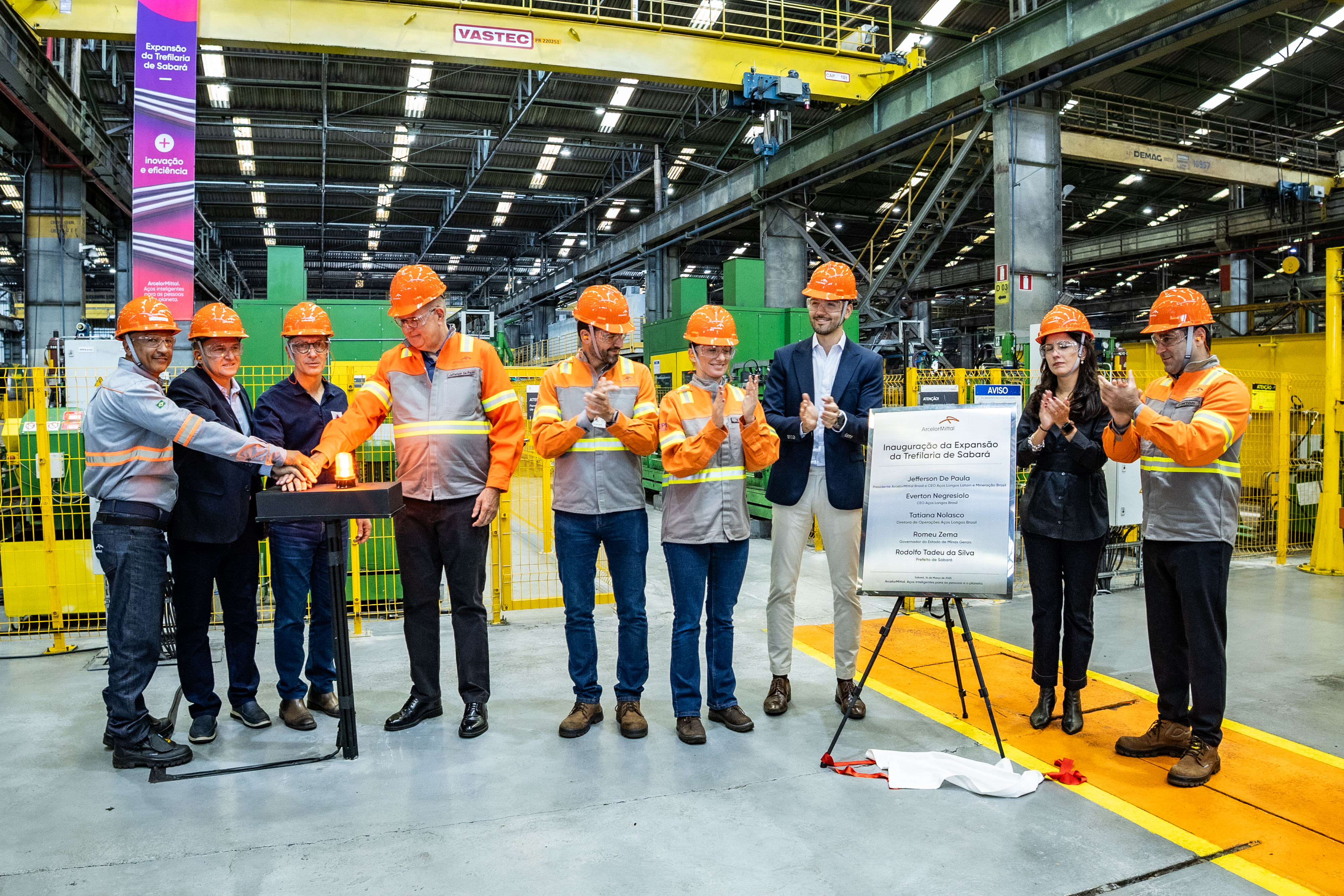 ArcelorMittal inaugura expansão da Unidade de Sabará