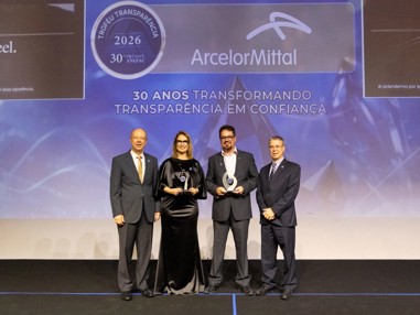 ArcelorMittal conquista Troféu Transparência 2026